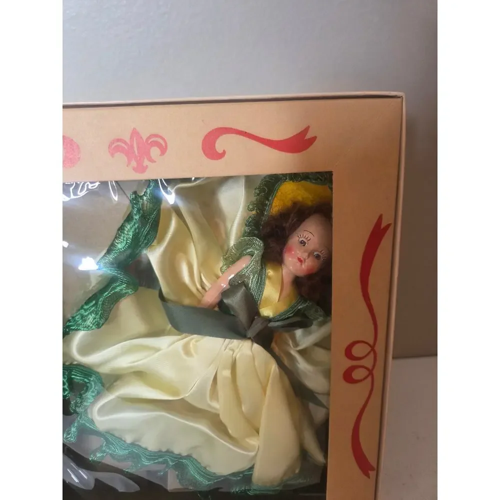 Vintage A LittleDarling Doll Bridesmaid Yellow Maize 435 In Original Display Box